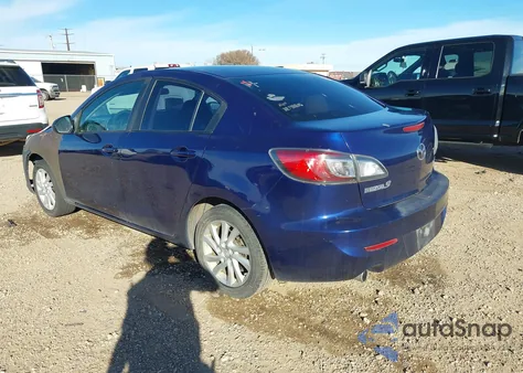 2012 Mazda Mazda3 I Touring z USA, uszkodzony, nr VIN JM1BL1V70C1534271